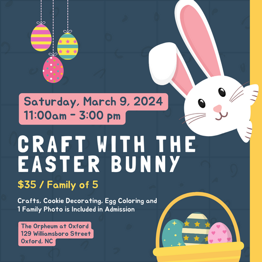 Craft & Meet with The Easter Bunny